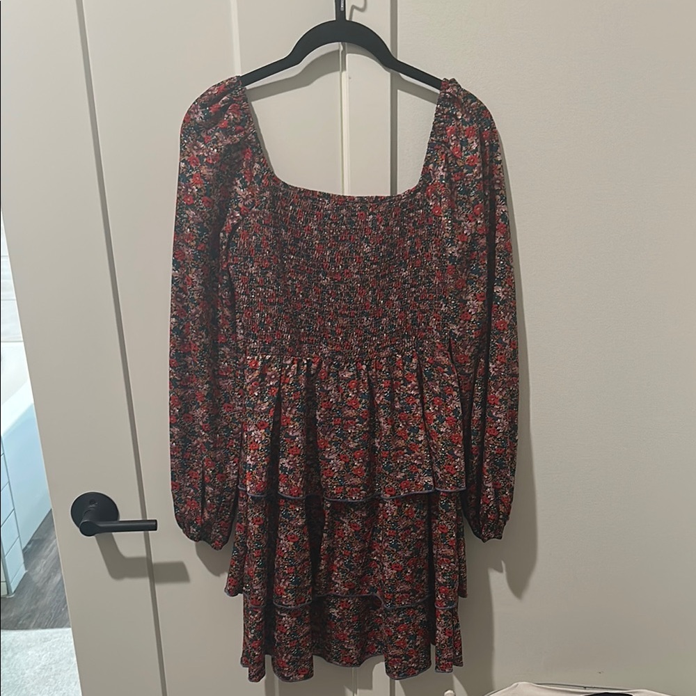 Floral Long Sleeve Dress